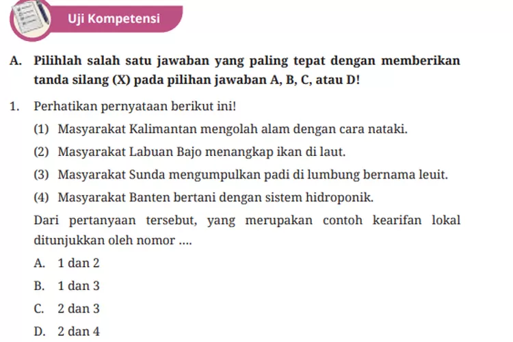 UJI KOMPETENSI! Kunci Jawaban PKN Kelas 8 Halaman 124-129 Kurikulum ...