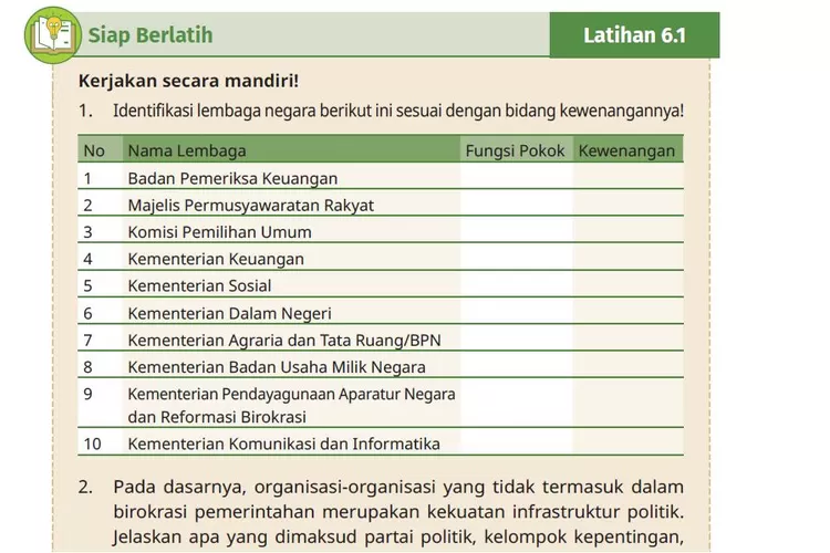 LATIHAN 6.1! Kunci Jawaban Pendidikan Pancasila Kelas 12 Halaman 180 ...