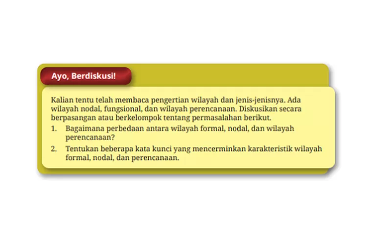 AYO BERDISKUSI! Kunci Jawaban Geografi Kelas 12 Halaman 9 Kurikulum ...