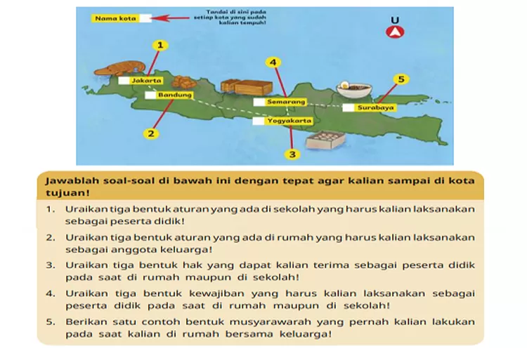 JELAJAH NUSANTARA! Kunci Jawaban PKN Kelas 5 Halaman 71 72 Kurikulum ...