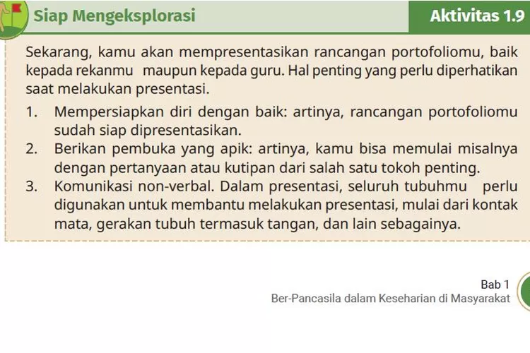 Aktivitas 1.9! Kunci Jawaban Pendidikan Pancasila Kelas 12 Halaman 25 ...