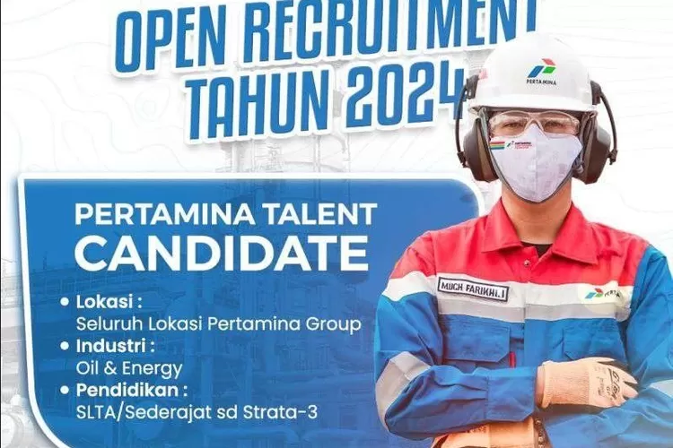 Recruitment Pertamina Buka Lowongan Kerja Untuk Lulusan SMA Hingga S3 ...