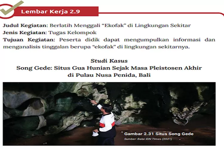 LEMBAR KERJA 2.9! KUNCI JAWABAN ANTROPOLOGI KELAS 11 HALAMAN 128 129 ...