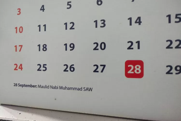 Tak Ada Cuti Bersama, Hari Libur Maulid Nabi Muhammad SAW 1445 H, Hanya