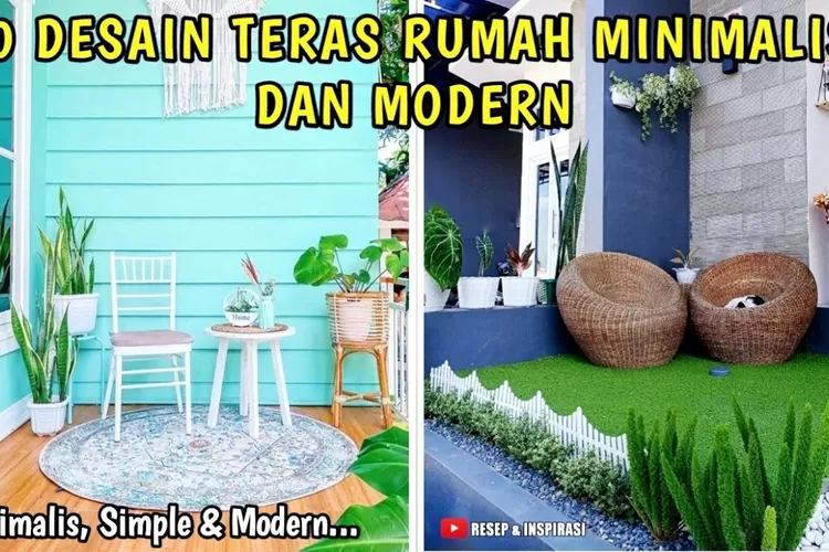 Inspirasi Desain Teras Rumah Minimalis Modern Untuk Tampilan Rumah