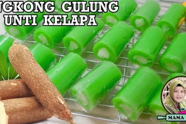 Tips Sederhana Membuat Singkong Pandan Gulung Isi Inti Kelapa Camilan