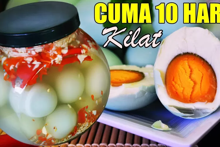 Cara Modern Bikin Telur Asin, Prosesnya Cepat 10 Hari Jadi, Cukup ...