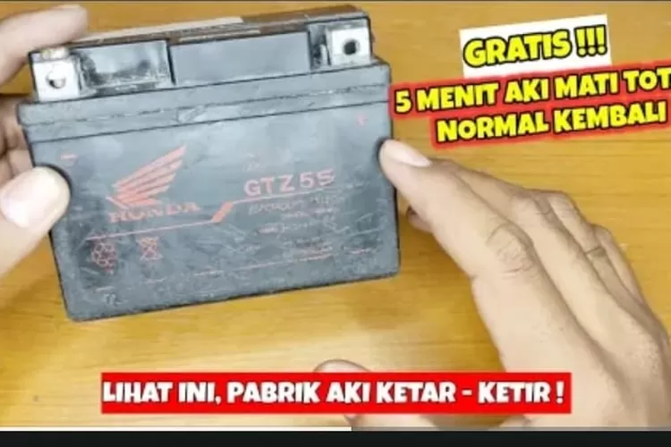 Trik Rahasia Cara Perbaiki Aki Mati Total Hanya 5 Menit Normal Kembali ...