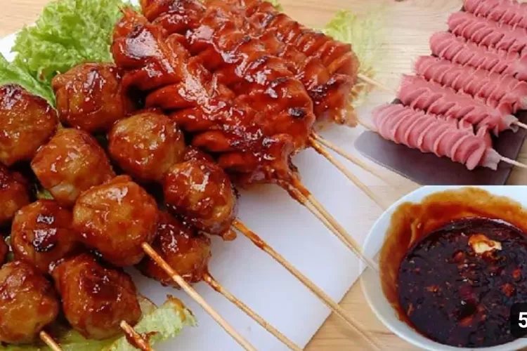 Rahasia Bumbu Oles Pedagang Sosis Dan Bakso Bakar Yang Bikin Jualan