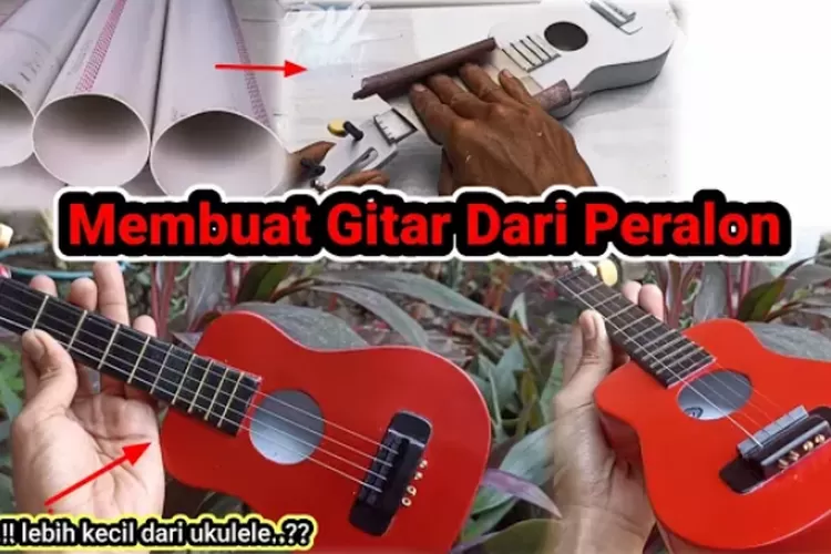 Ide Kreatif Cara Buat Gitar Okulele Dari Pipa Paralon Lebih Kuat Dan Anti Rayap Bisa Dipakai 3378