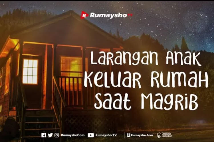 Tidak Hanya Mitos, Ini Alasan Ilmiah Keluar Rumah Saat Maghrib Dilarang ...