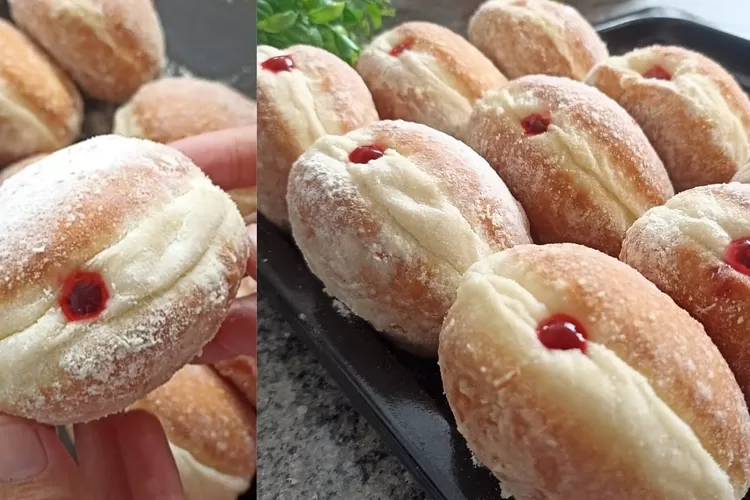 Resep Donat Bomboloni Empuk Dan Lembut: Tips Cara Membuat Cepat ...