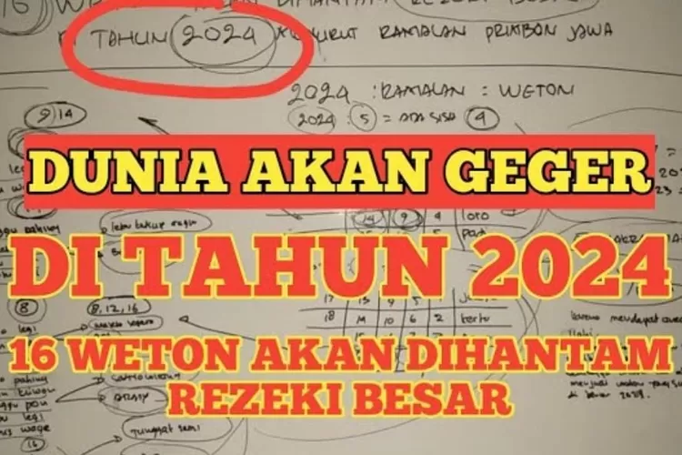 Weton Akan Dihantam Rezeki Besar Di Tahun Menurut Ramalan