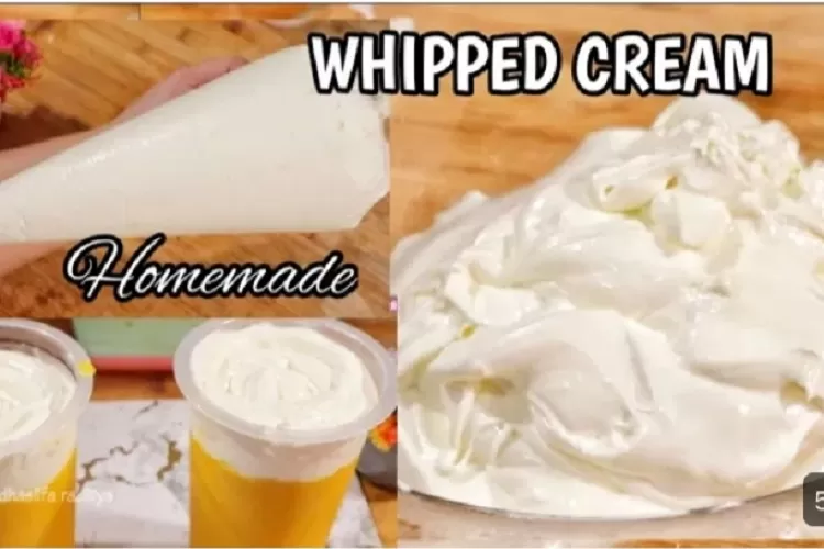 Cara Mudah Membuat Whipped Cream Sendiri di Rumah dengan Bahan