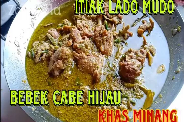 Resep Itiak Lado Mudo Atau Bebek Cabe Hijau Khas Minang: Lezat Dan ...