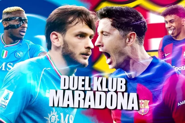 Saksikan pertarungan seru antara Barcelona dan Napoli serta dapatkan prediksi skor terbaru melalui link live streaming yang tersedia (Tangkapan layar YouTube Starting Eleven Story / GoraJuara.com)