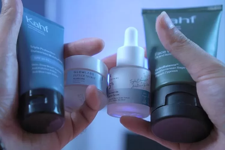Rekomendasi skincare pria untuk pemula yang simpel dan urutan pakai yang benar. (Tangkapan layar Youtube Chiwank Mouw)