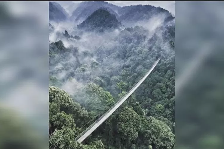 Jembatan Gantung Terpanjang Se Asia Ternyata Ada Di Jawa Barat ...