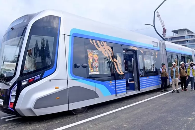 Kereta Tanpa Rel di IKN (Ilustrasi Kemenhub)