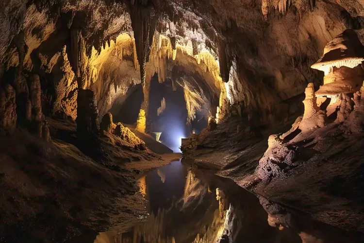 Ilustrasi Goa Paling Seram dan Penuh Misteri di Yogyakarta.  (Meta AI WhatsApp)