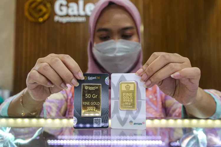 Harga Emas Antam Terbang Tinggi Tembus Rp 1.082.000 Per Gram - Jawa Pos