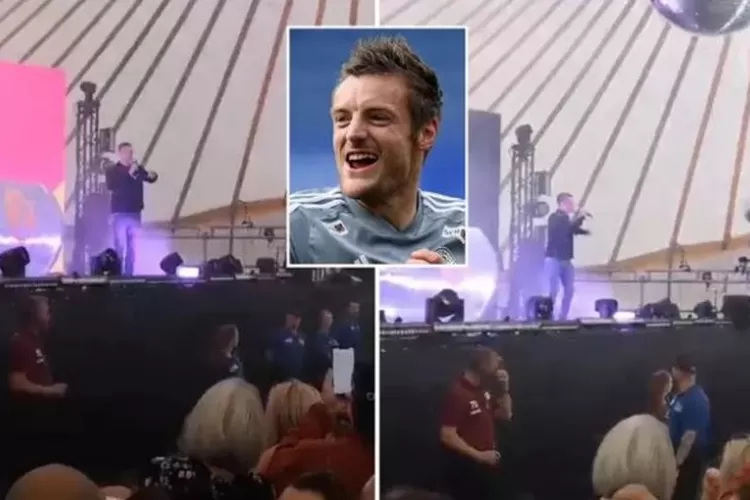 Momen Langka Jamie Vardy Menggebrak Panggung Festival Musik, Masih Sempat Ejek Tottenham Hotspur