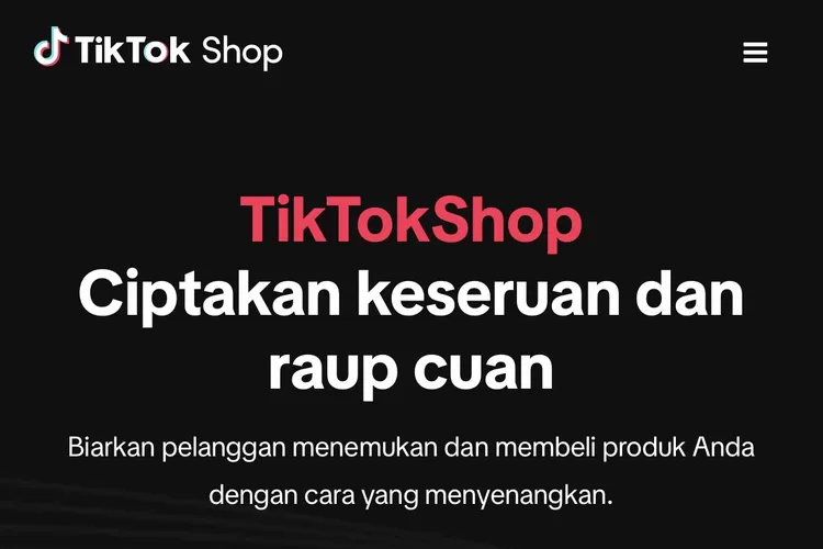 SAH! TikTok Shop Cs Dilarang Transaksi Jual Beli, Keputusan Pemerintah ...