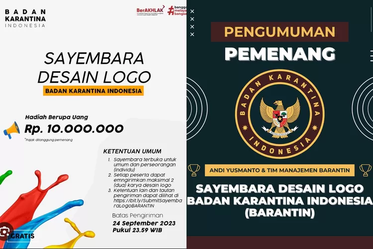 Sayembara Desain Logo Badan Karantina Indonesia Jadi Sorotan Warganet ...