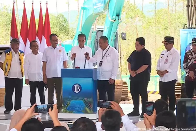 Presiden Jokowi Groundbreaking Kompleks Perkantoran Bank Indonesia Di ...