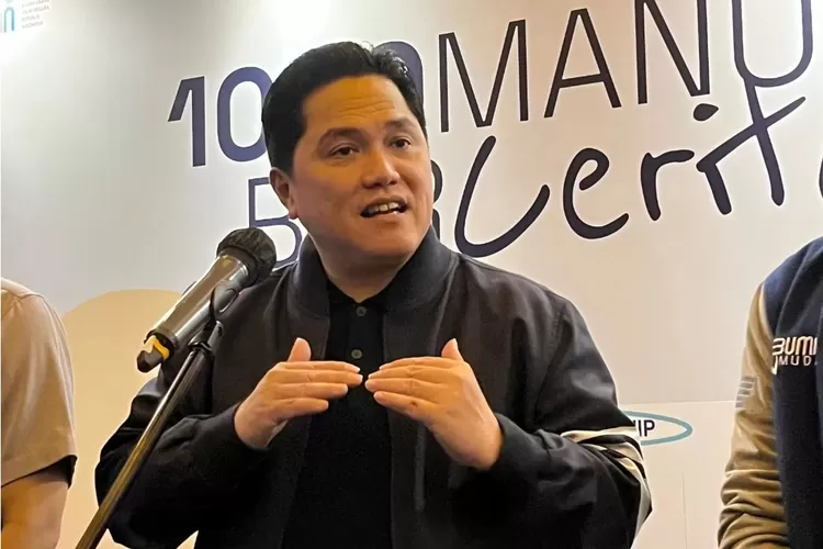 Erick Thohir Bilang Progres Pembangunan Lapangan Upacara Dan Istana