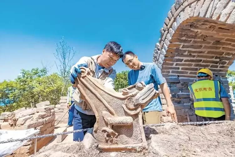 Penemuan Patung Naga Yang Indah Di Tembok Besar China, Mengungkap ...