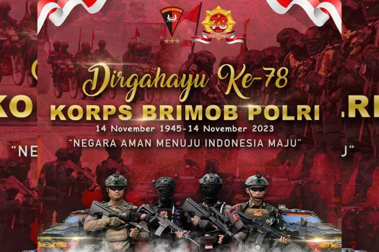 HUT Brimob Ke-78, 14 November 2023: Mengungkap Sejarah, Tema Hingga ...