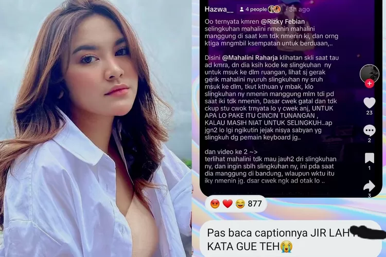 Dituding Selingkuh Dari Rizky Febian Dengan Pemain Keyboard Mahalini