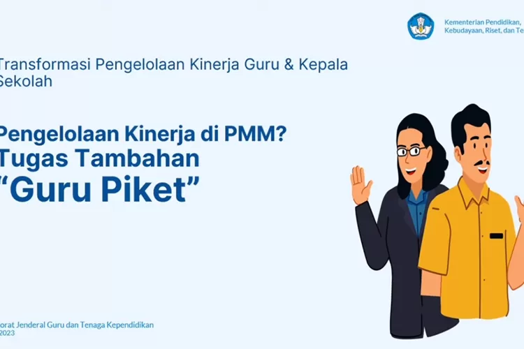 Bukti Dukung Tugas Tambahan Guru Piket Pada Pengelolaan Kinerja Di PMM ...