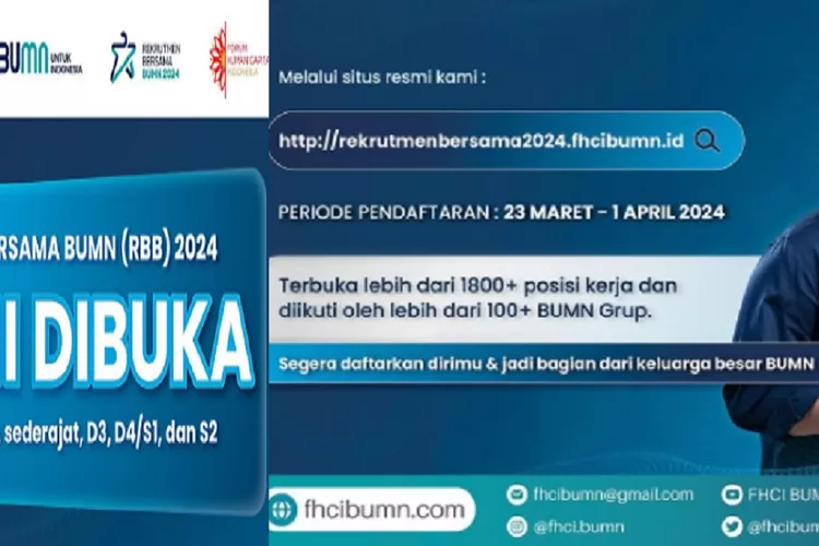 Batas Waktu Pendaftaran Rekrutmen Bersama BUMN 2024 Tinggal Satu Minggu ...