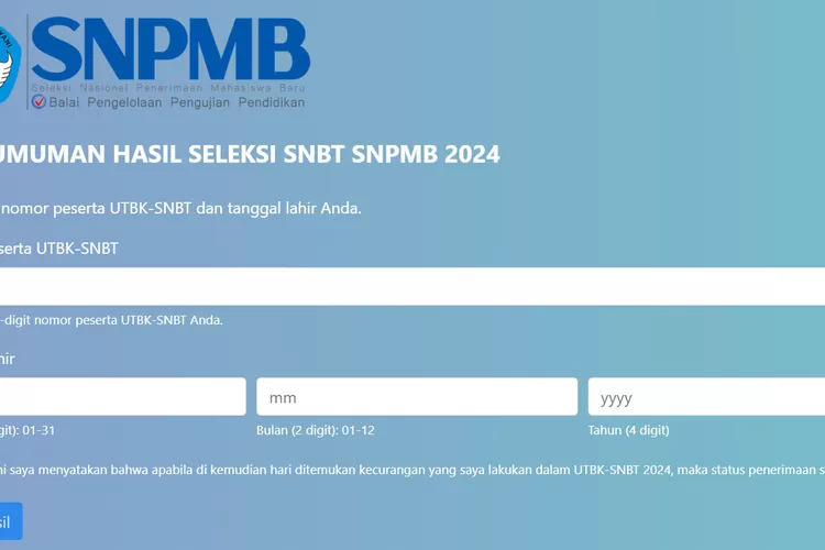 Link Cek Pengumuman UTBK SNBT 2024 Lengkap Universitas Se-Indonesia Dan ...