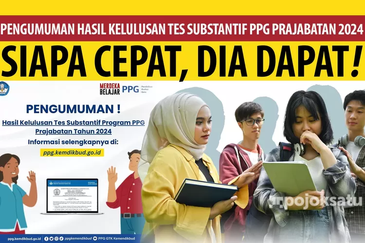 PENGUMUMAN Hasil Kelulusan Tes Substantif Program PPG Prajabatan Tahun ...