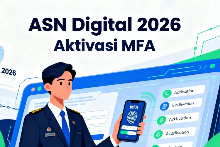 ASN Wajib Tahu, Cara Login ASN Digital 2026 dan Aktivasi MFA - Pojok Satu