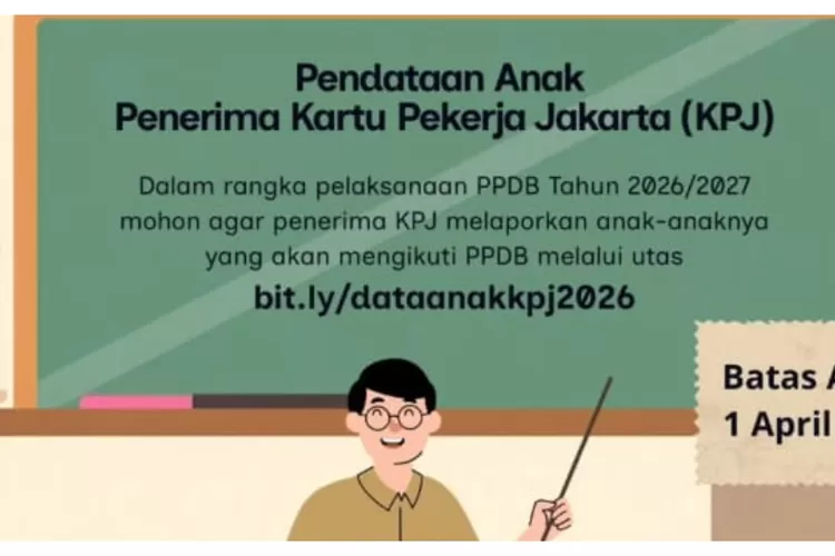 Banner Kpj Program Penerima Kartu Pekerja Jakarta (KPJ) Wajib Lakukan Pendataan Anak ...