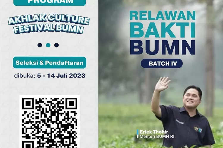 Pendaftaran Relawan Bakti BUMN Batch 4 Telah Dibuka, Simak ...