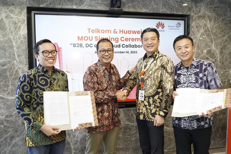 Buka Peluang Pangsa Pasar B2B Di Indonesia, Telkom Dan Huawei Jalin ...