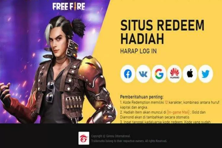 Kode Redeem FF Terbaru 20 April 2024, Player Free Fire Bisa Dapatkan ...