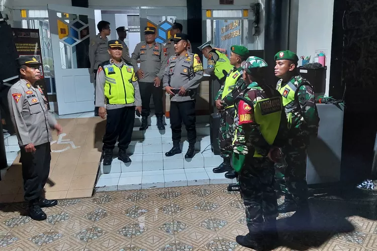 Pastikan Situasi Aman Jelang Pilkada, Personel Polres dan Kodim Gelar Patroli Skala Besar