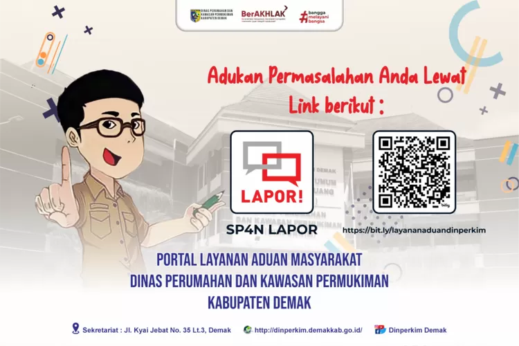 Portal Layanan Aduan Masyarakat Dinas Perumahan dan Kawasan Permukiman Demak