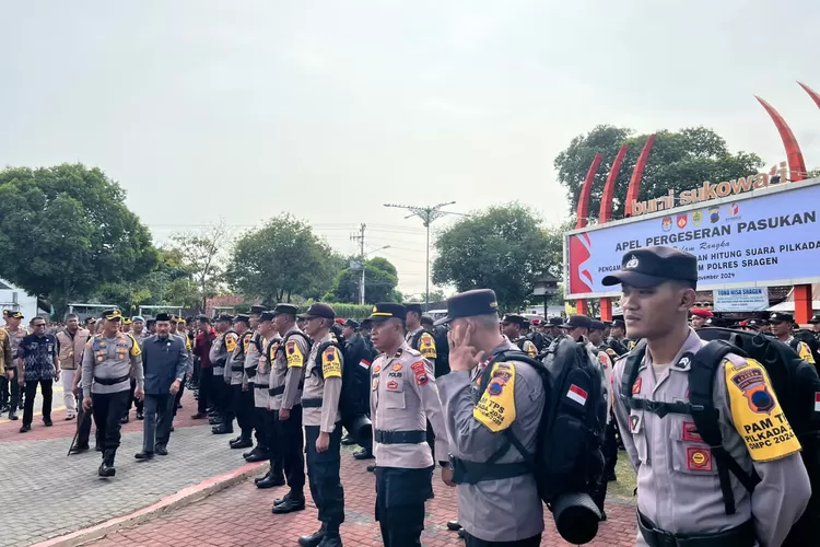 Polres Sragen Terjunkan 460 Polisi untuk Pengamanan TPS Pilkada