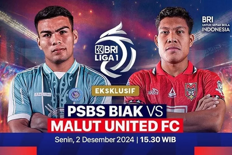 Prediksi PSBS Biak vs Malut United, Liga 1, 2 Desember 2024