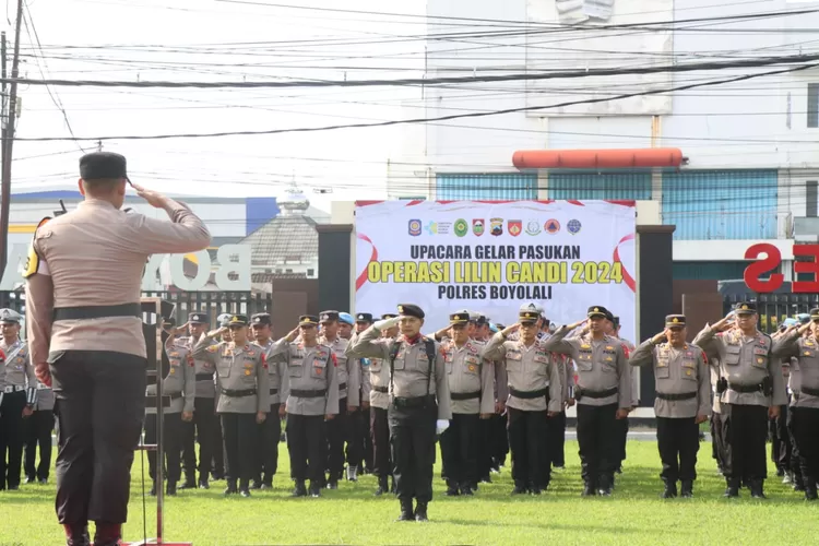 Apel Gelar Pasukan Operasi Lilin Candi 2024 di Boyolali: Wujud Sinergi untuk Keamanan Nataru