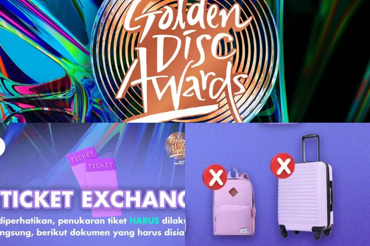 Golden Disc Awards 2024 Jakarta Ketentuan Penukaran Tiket, Barang Yang