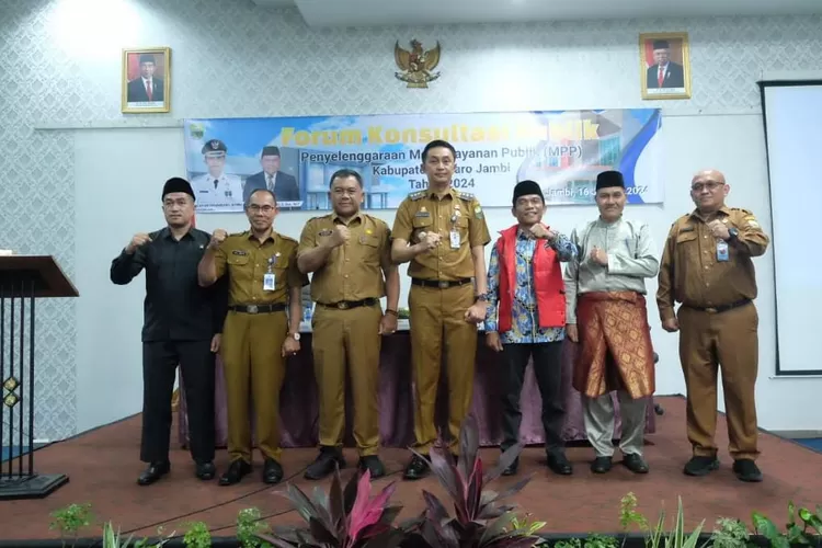 Pj Bupati Muarojambi Buka Forum Konsultasi Publik Penyelenggaraan Mpp