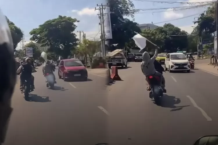 Aksi Arogan Pengendara Motor Iringan Jenazah Di Makassar Resahkan Pengguna Jalan Metro Jambi